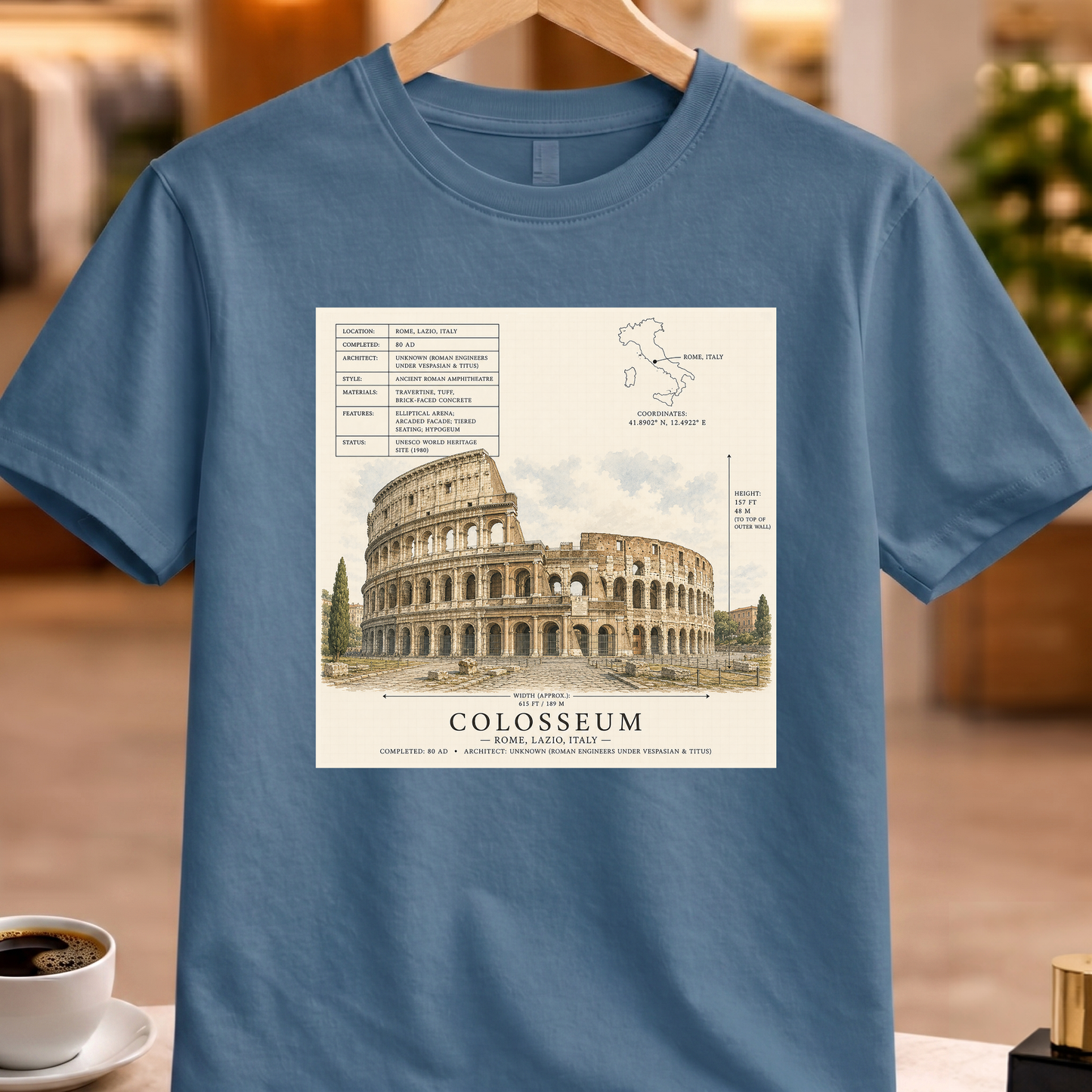 HERITAGE STRUCTURAL COLOSSEUM TEE