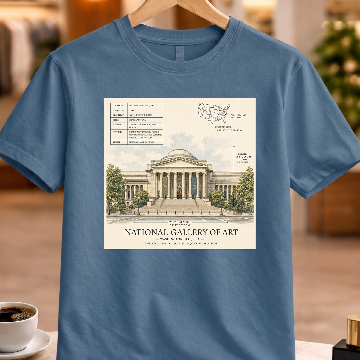 HERITAGE STRUCTURAL NATIONAL GALLERY OF ART TEE
