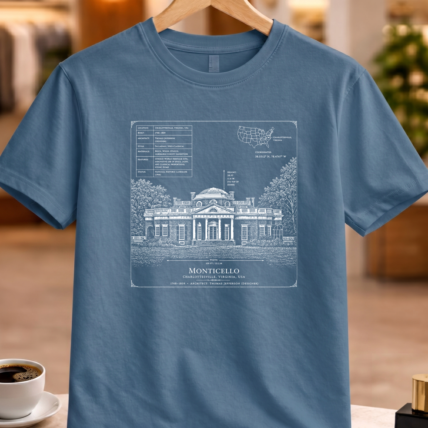 MONTICELLO T-SHIRT