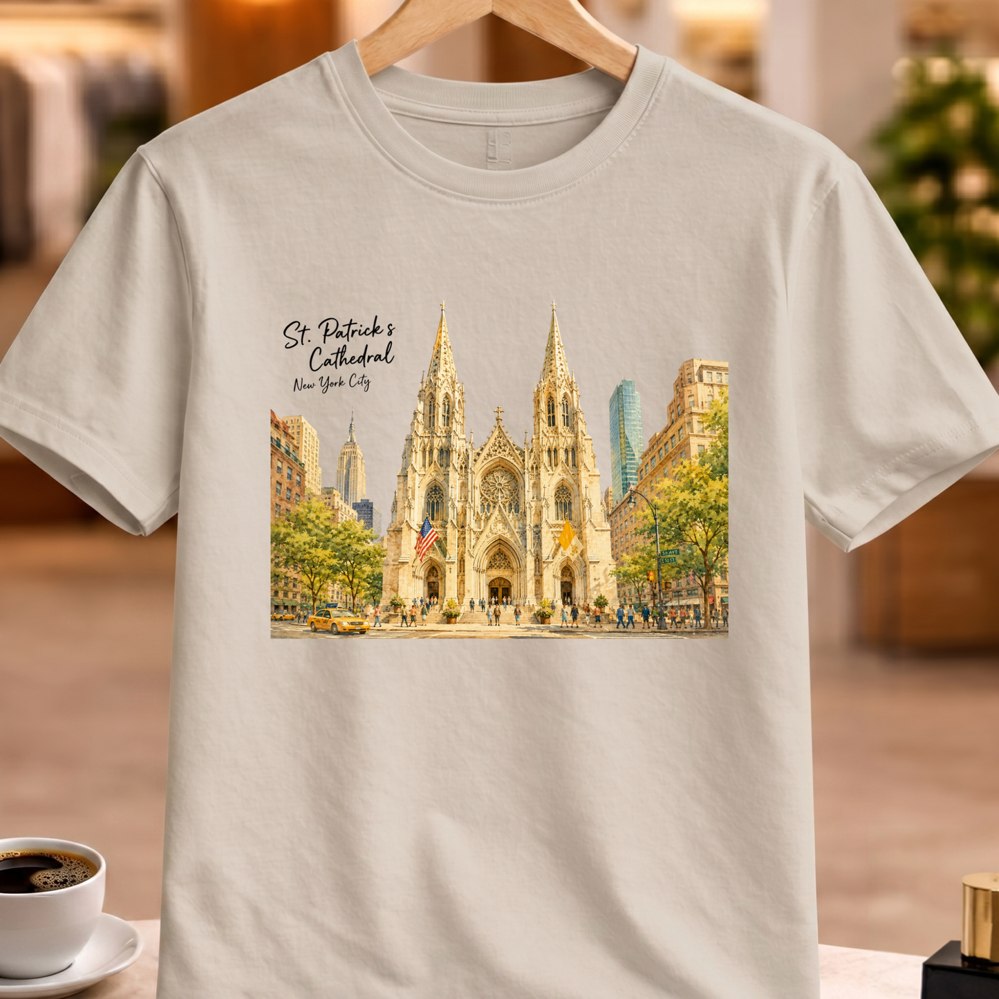 ST. PATRICK'S CATHEDRAL IN NYC ART TEE