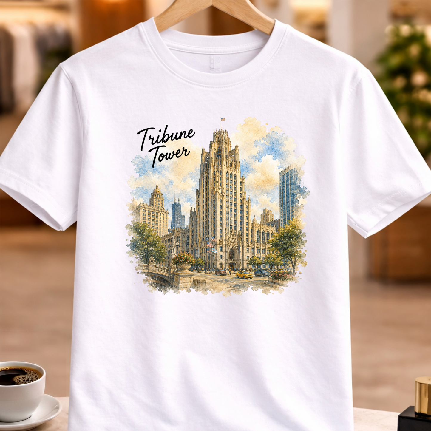 TRIBUNE TOWER ART TEE