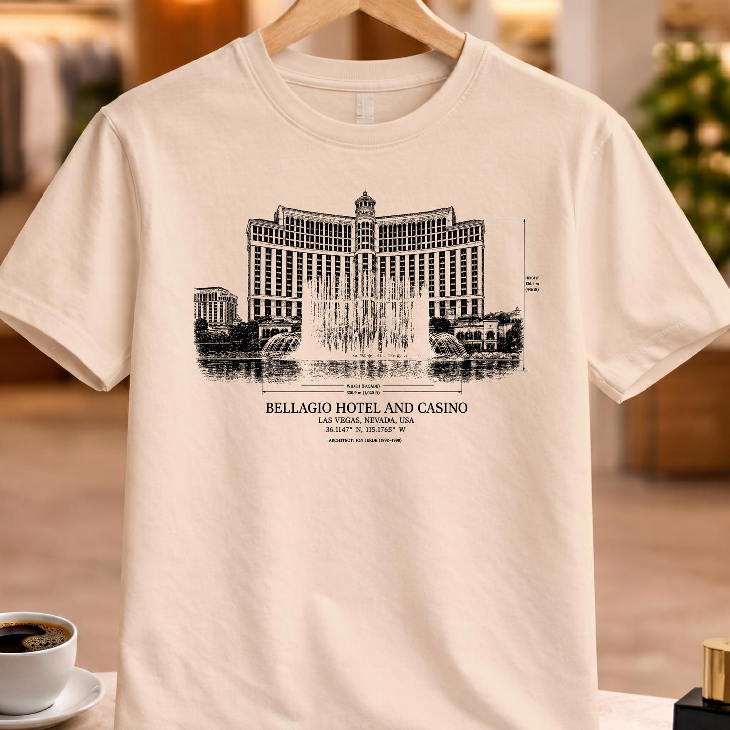 BELLAGIO HOTEL AND CASINO STRUCTURAL TEE