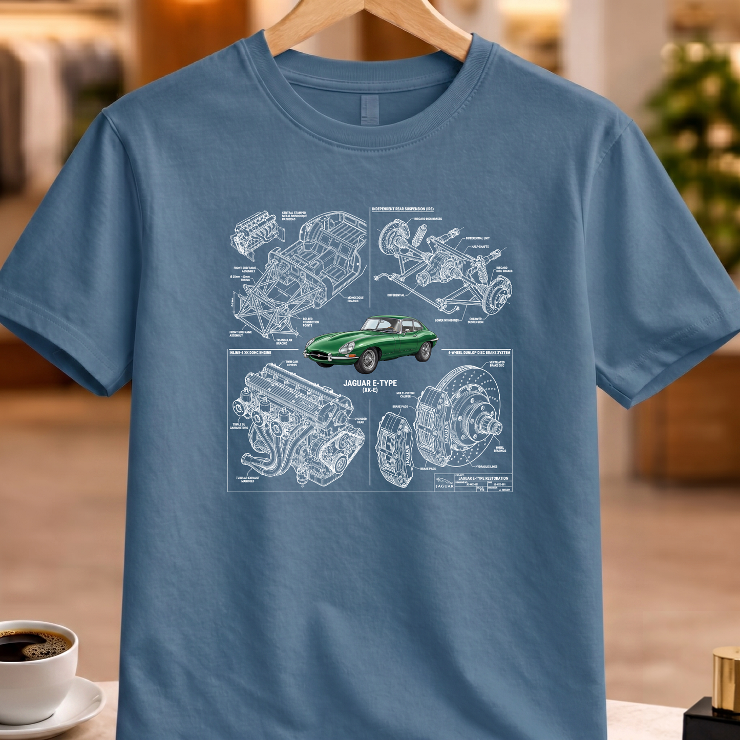 JAGUAR E-TYPE T-SHIRT