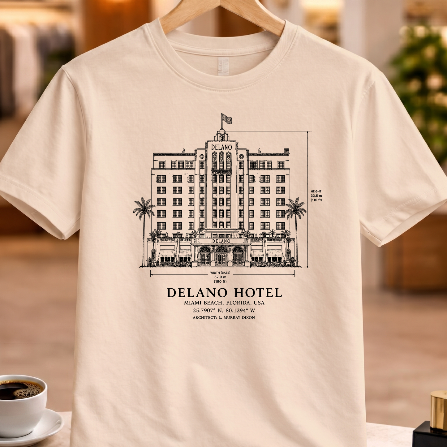 DELANO HOTEL STRUCTURAL TEE
