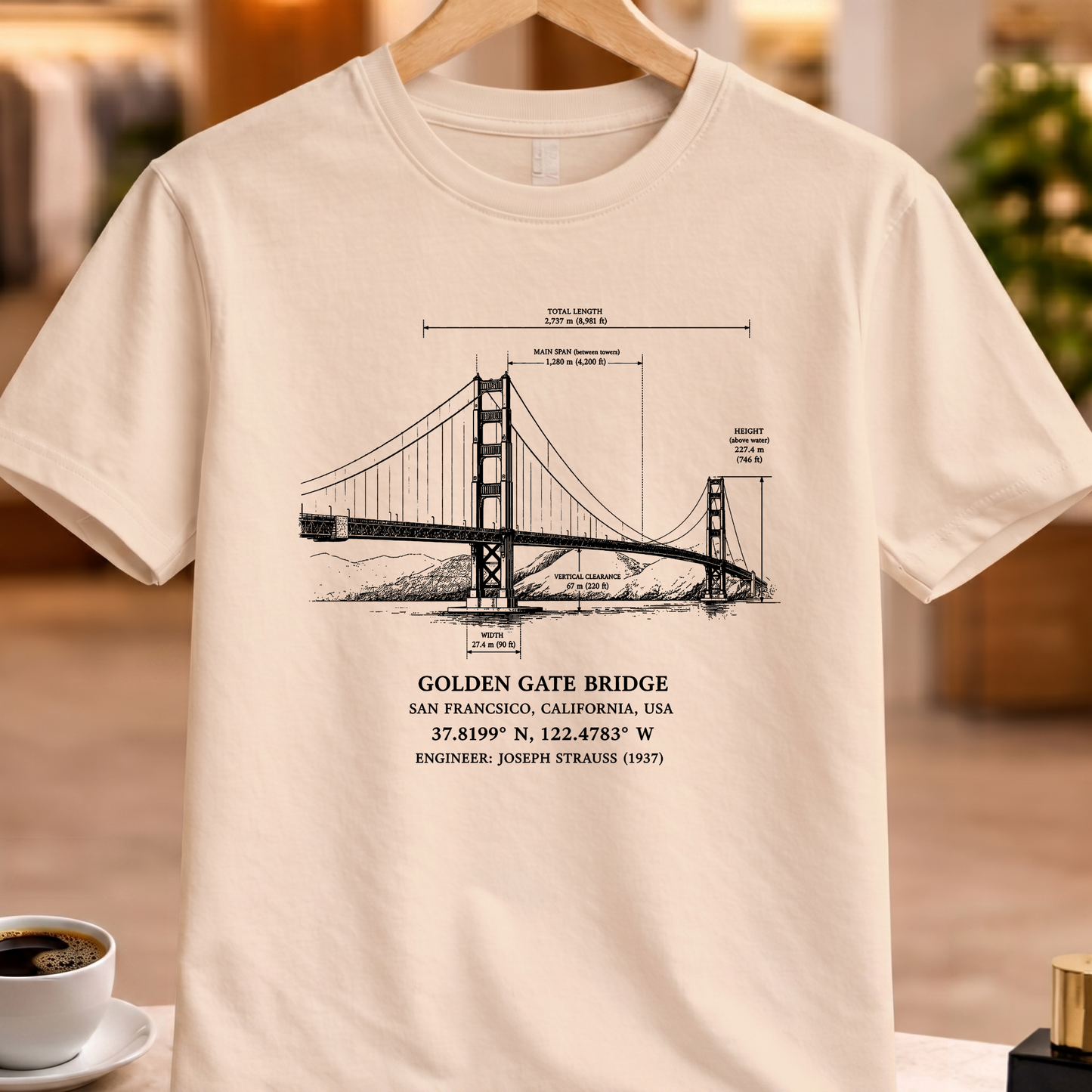 GOLDEN GATE BRIDGE STRUCTURAL TEE