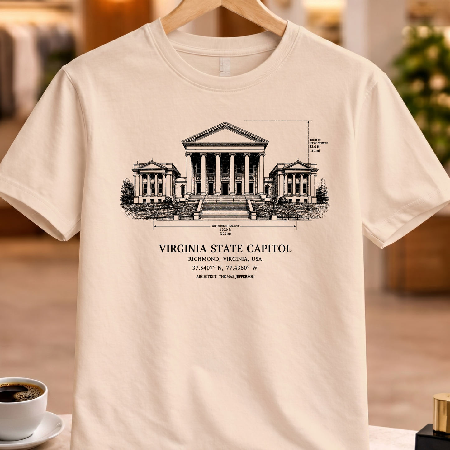 VIRGINIA STATE CAPITOL STRUCTURAL TEE