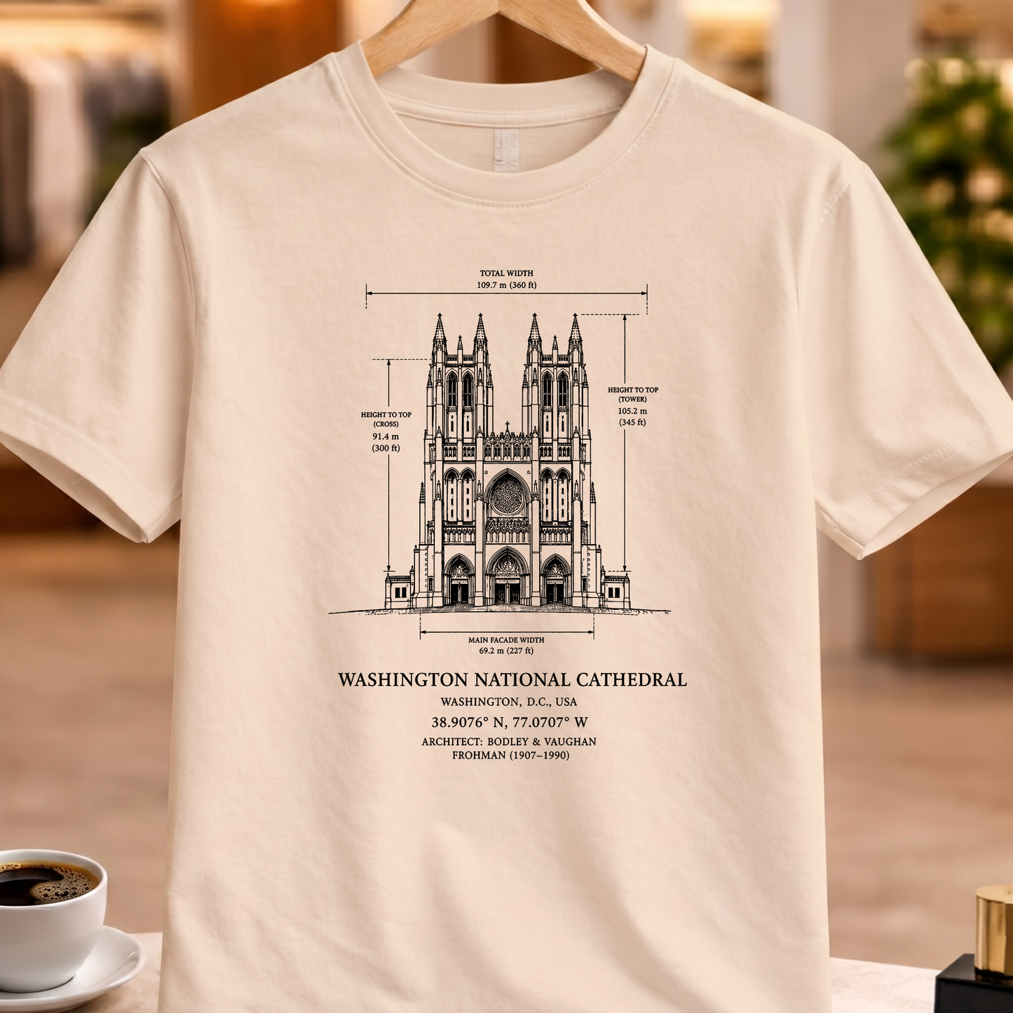 WASHINGTON NATIONAL CATHEDRAL STRUCTURAL TEE