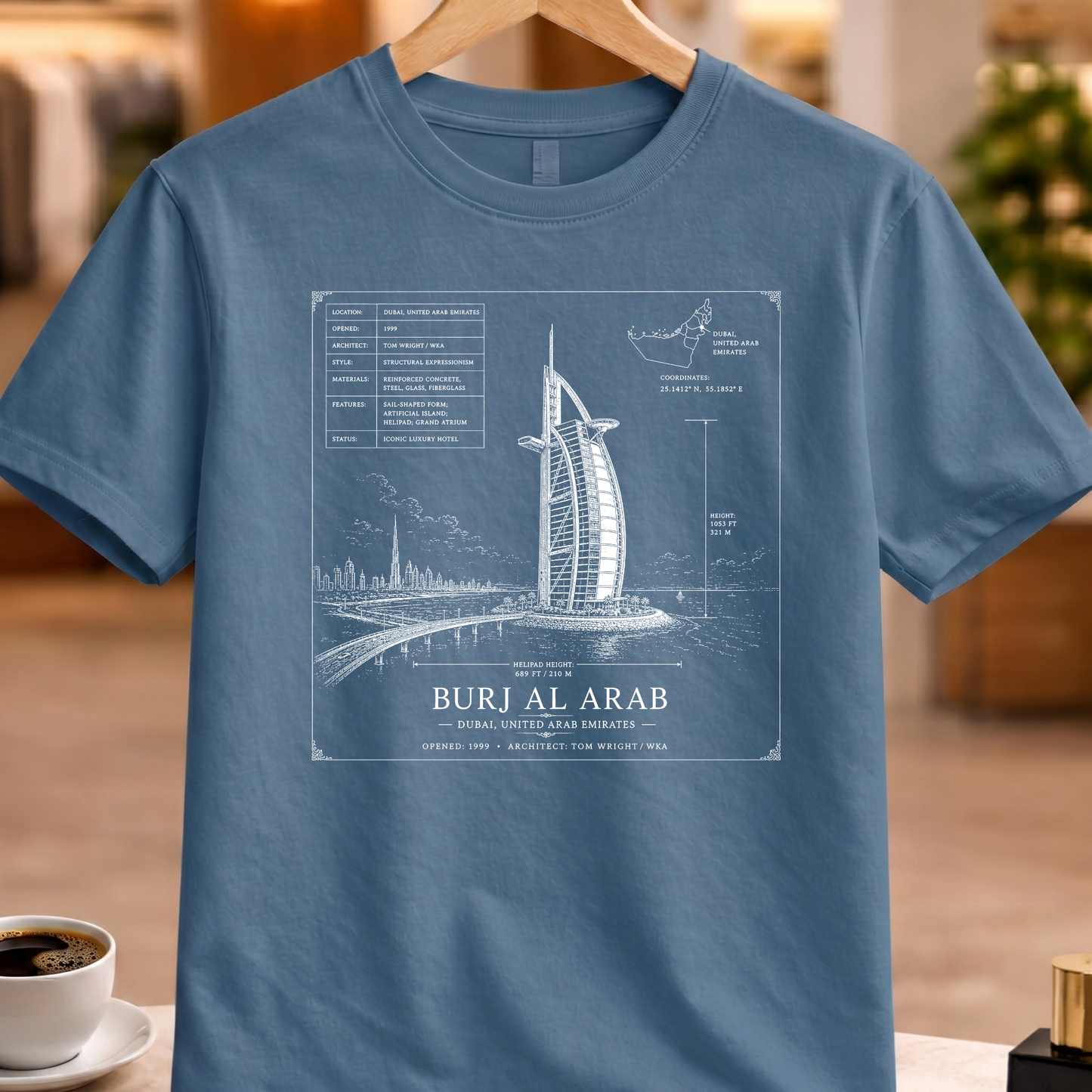 BURJ AL ARAB TECHNICAL TEE