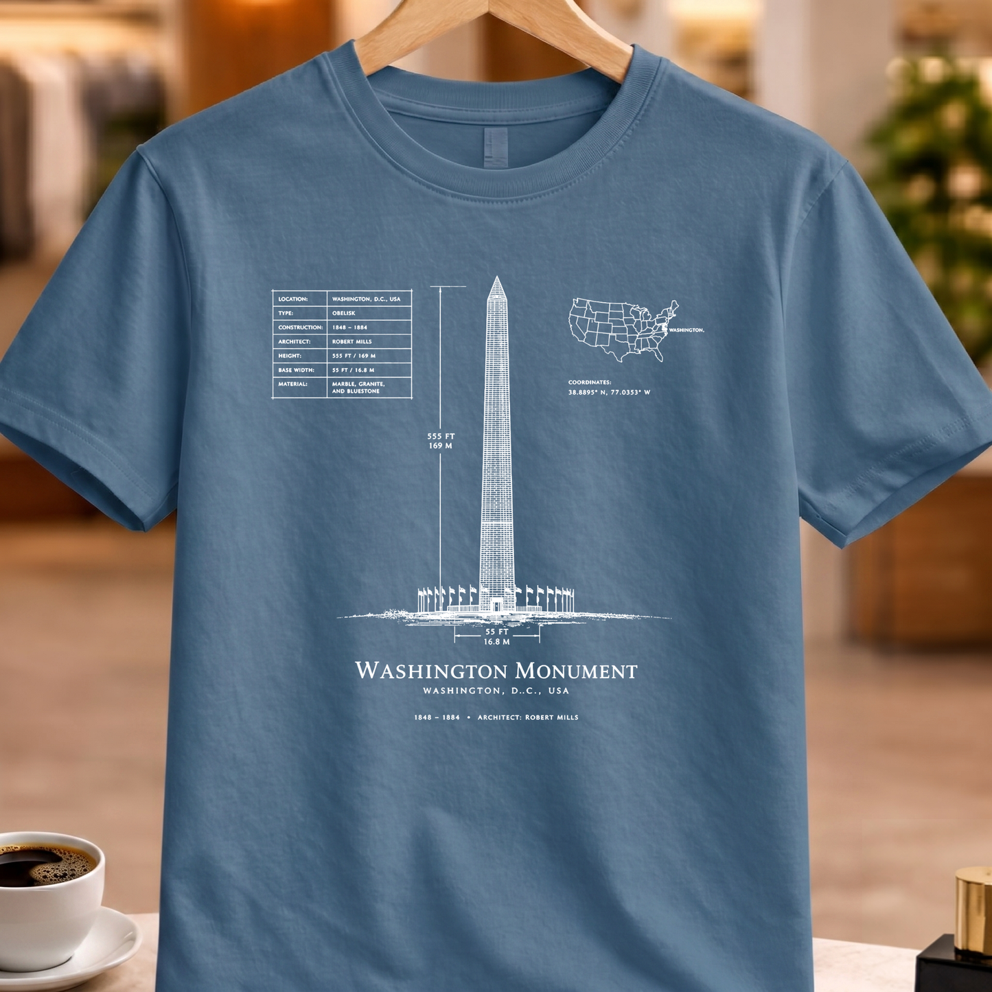 WASHINGTON MONUMENT TECHNICAL TEE