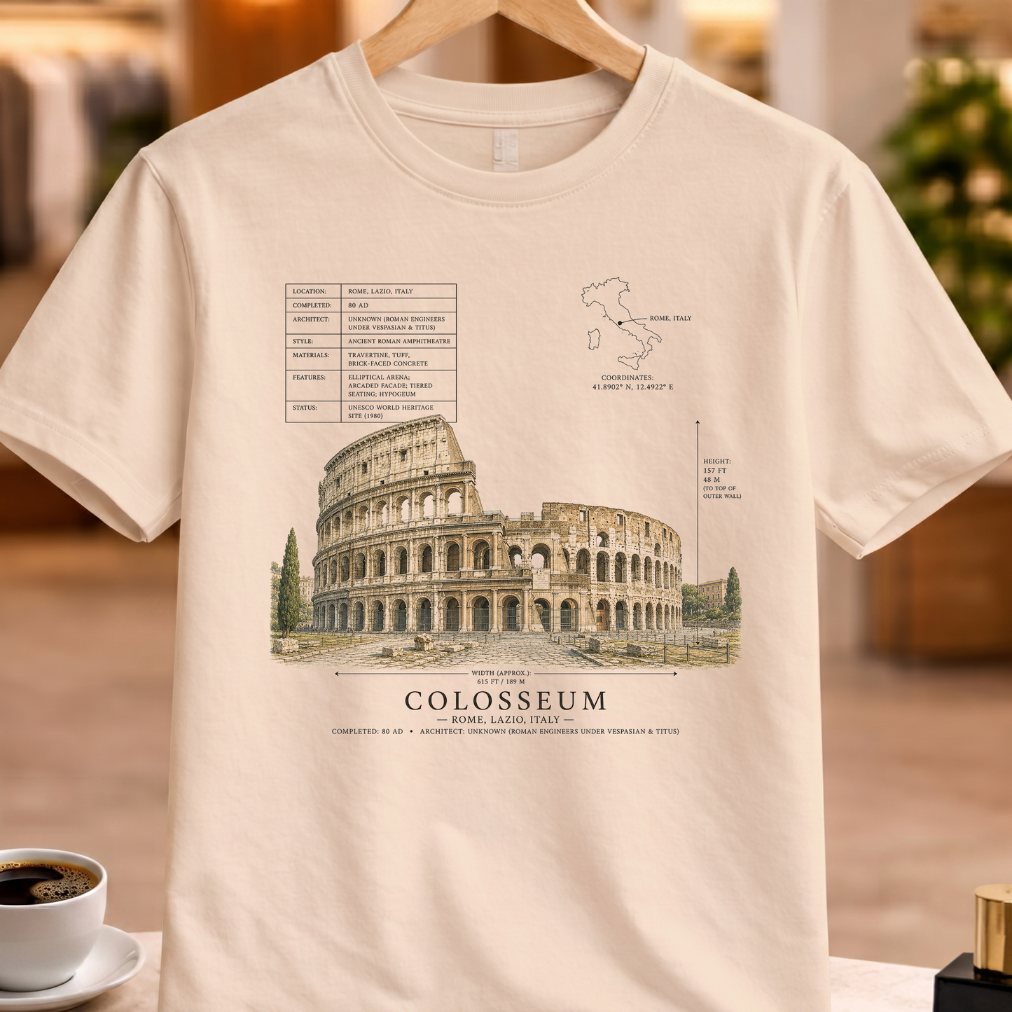 HERITAGE STRUCTURAL COLOSSEUM TEE
