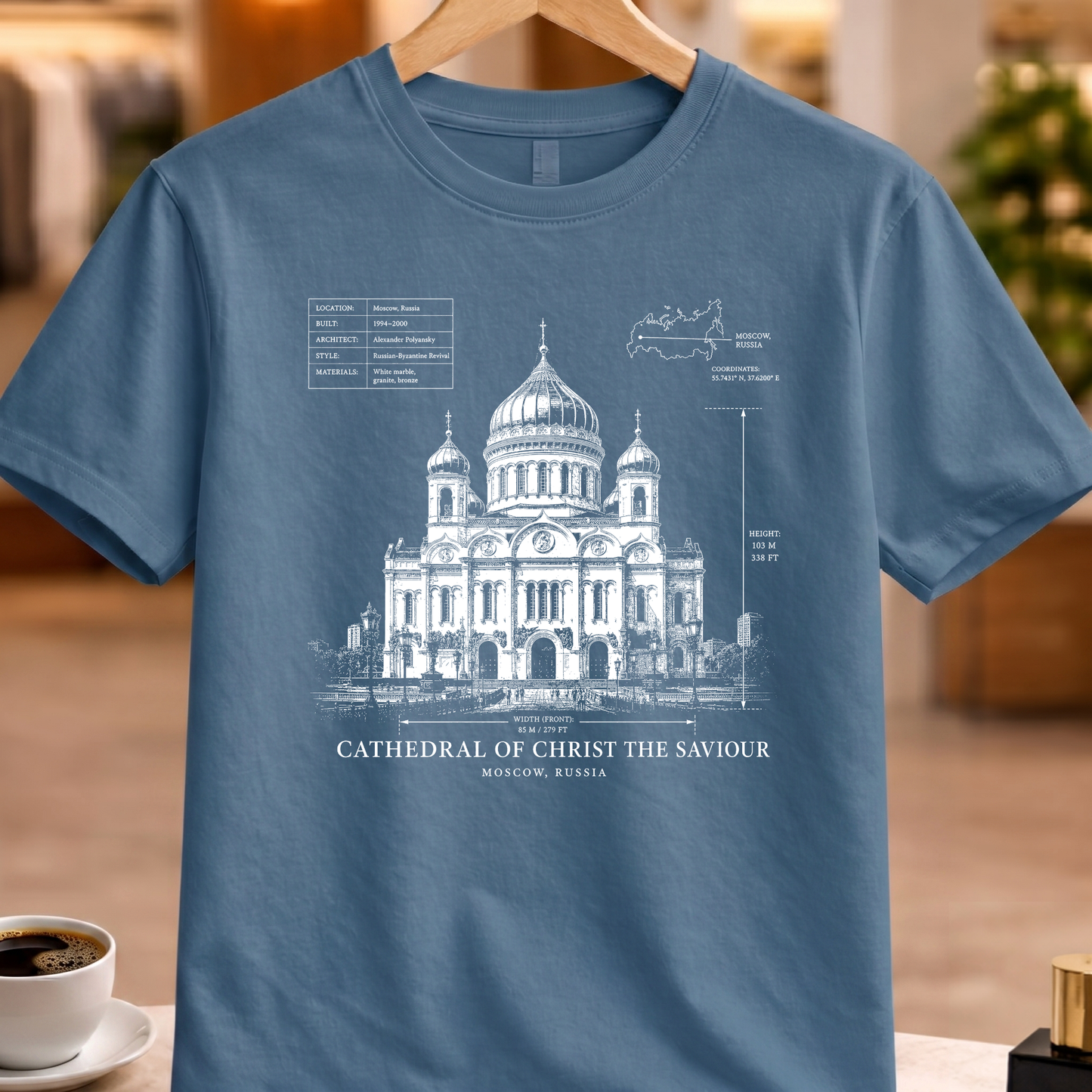CATHEDRAL OF CHRIST THE SAVIOUR TECHNICAL TEE