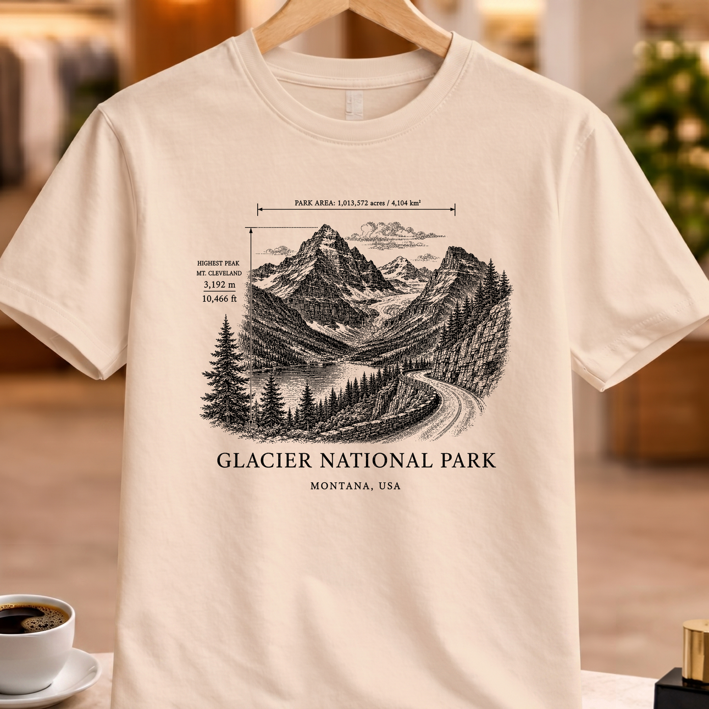 GLACIER NATIONAL PARK STRUCTURAL TEE