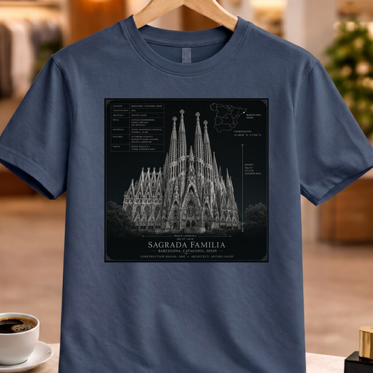 HERITAGE ARCHITECTURE SAGRADA FAMILIA TEE