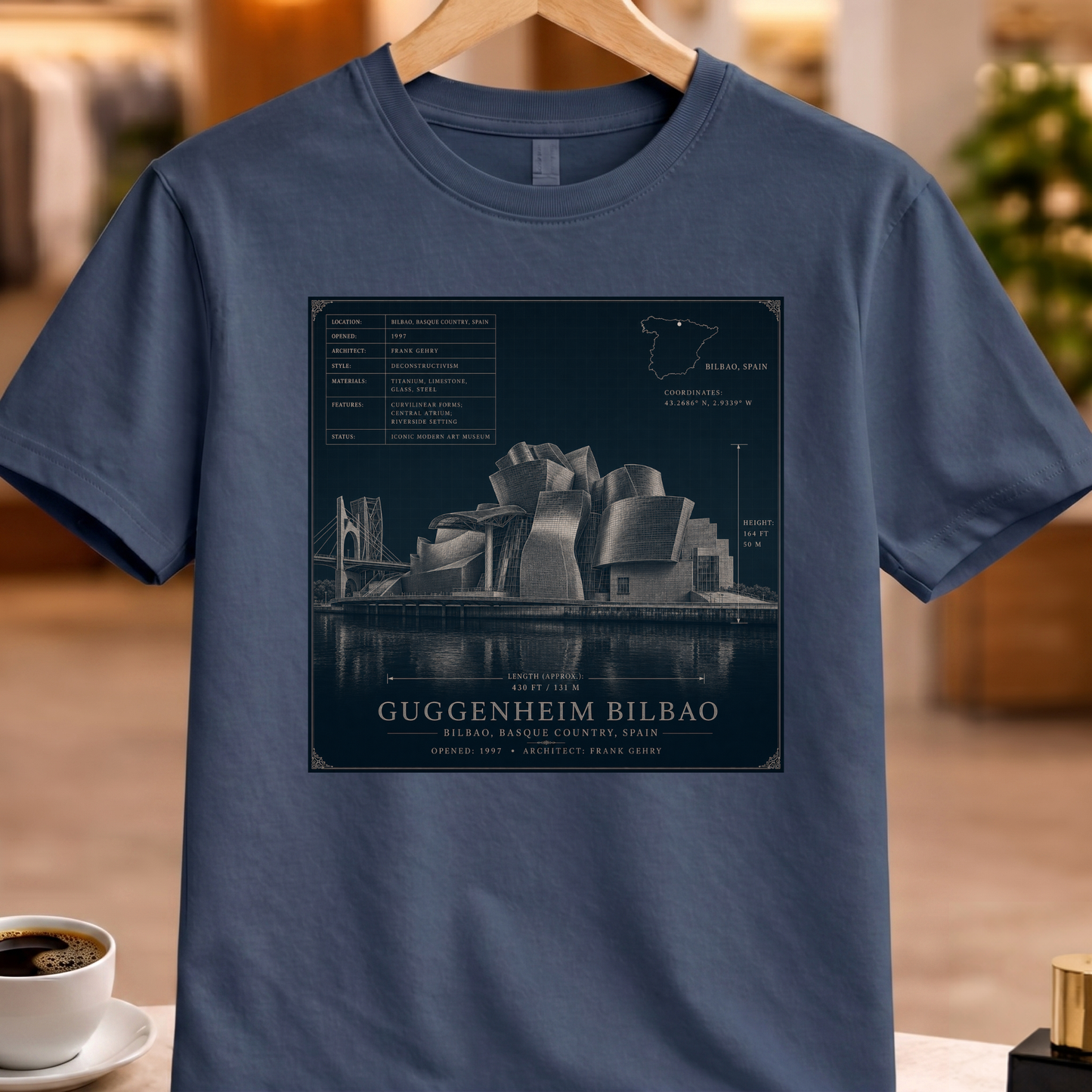 HERITAGE ARCHITECTURE GUGGENHEIM BILBAO TEE