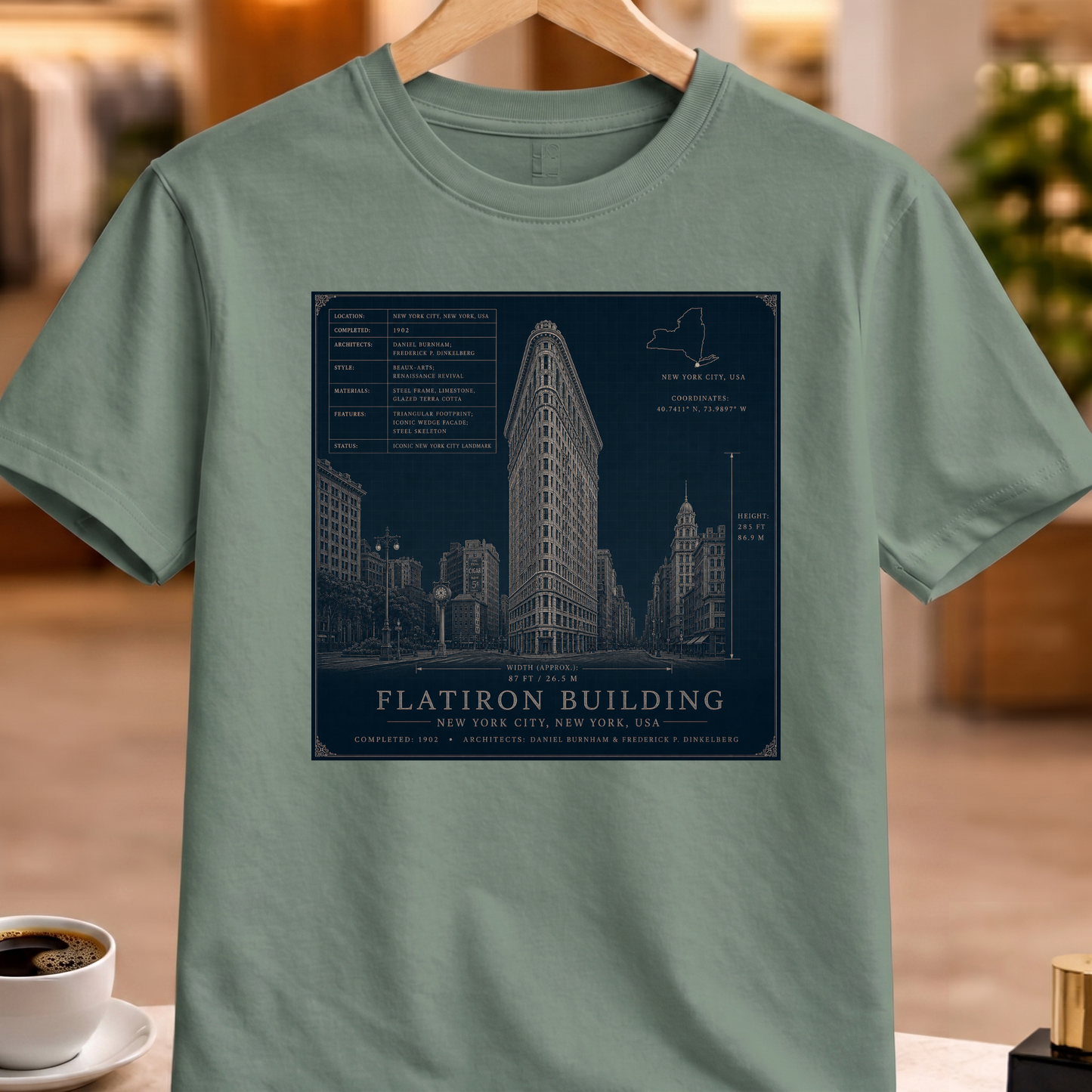 HERITAGE ARCHITECTURE FLATIRON BUILDING TEE