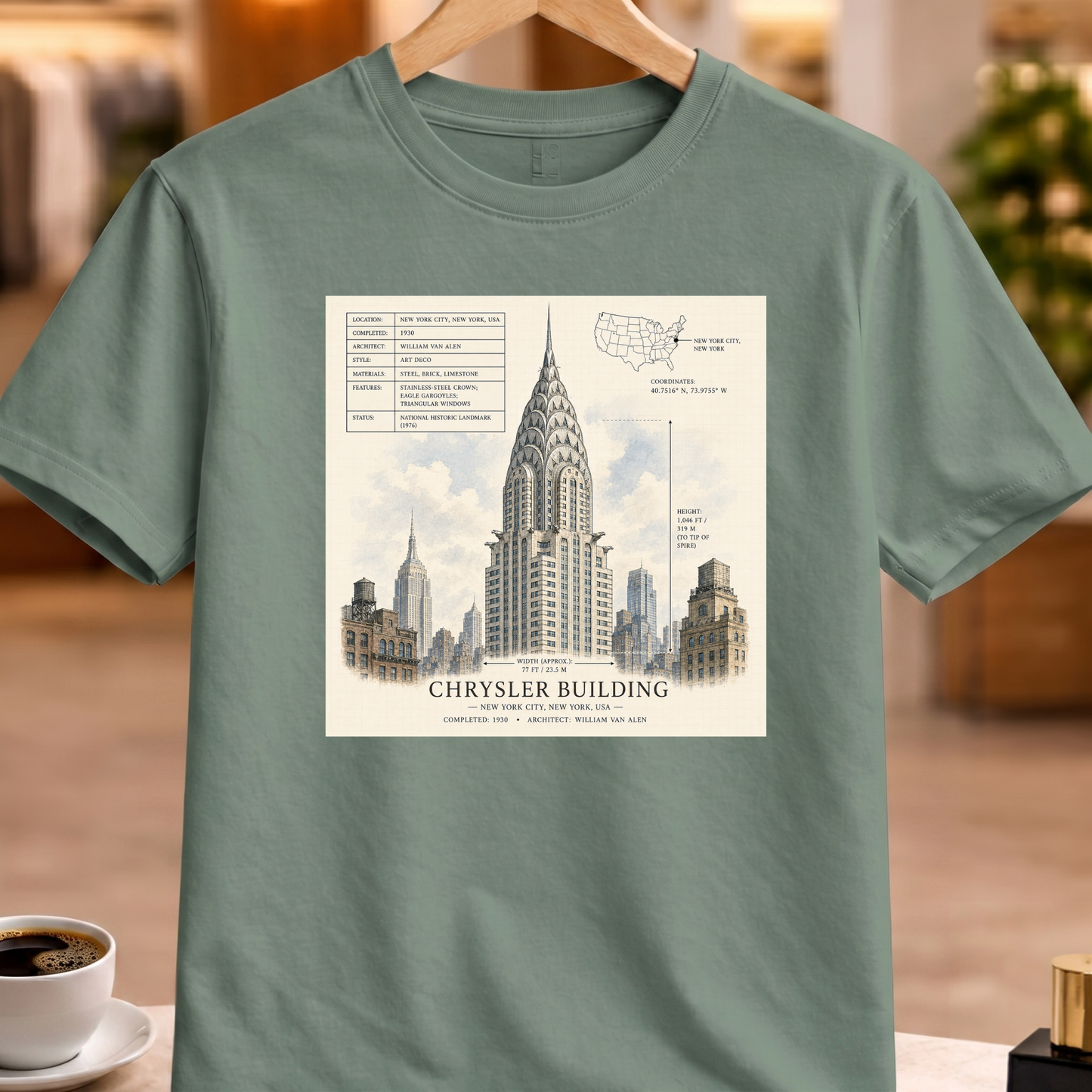 HERITAGE STRUCTURAL CHRYSLER BUILDING TEE
