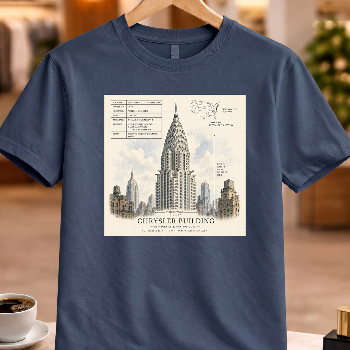 HERITAGE STRUCTURAL CHRYSLER BUILDING TEE