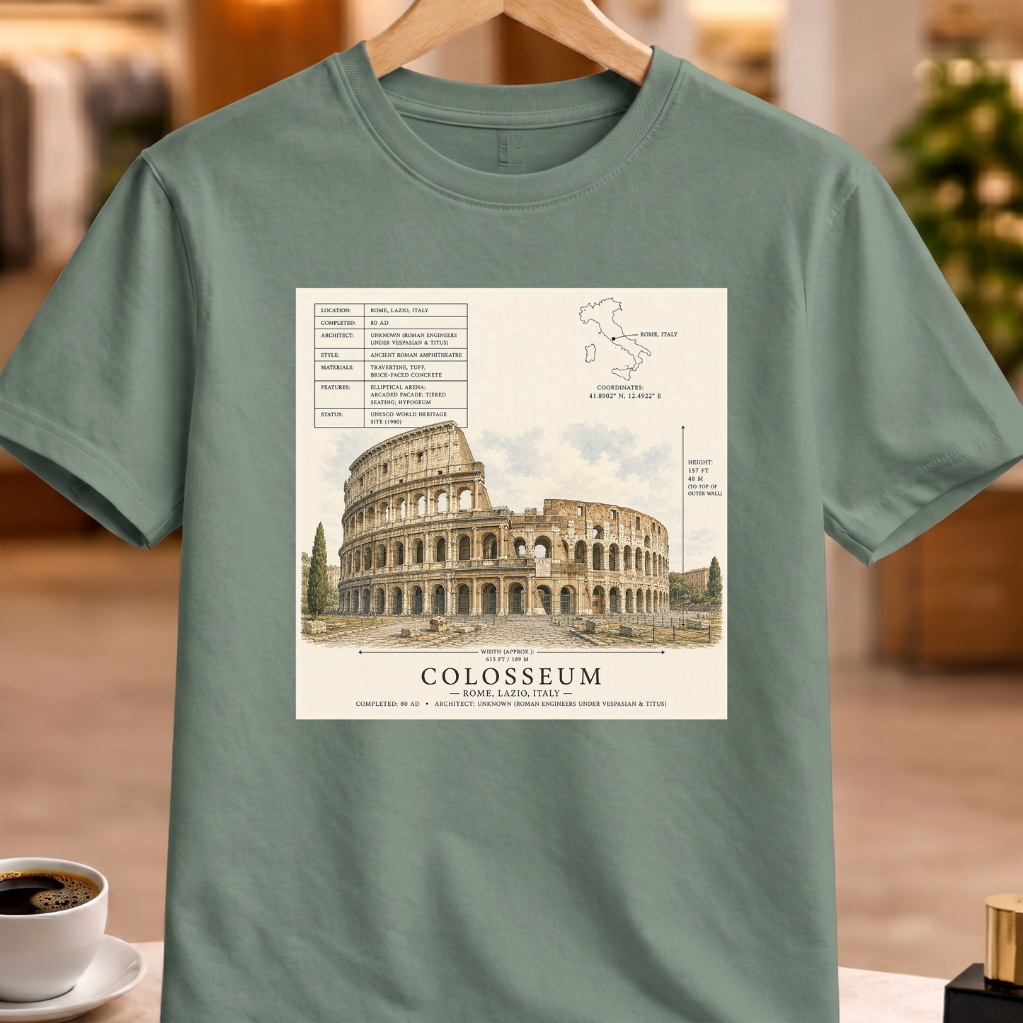 HERITAGE STRUCTURAL COLOSSEUM TEE