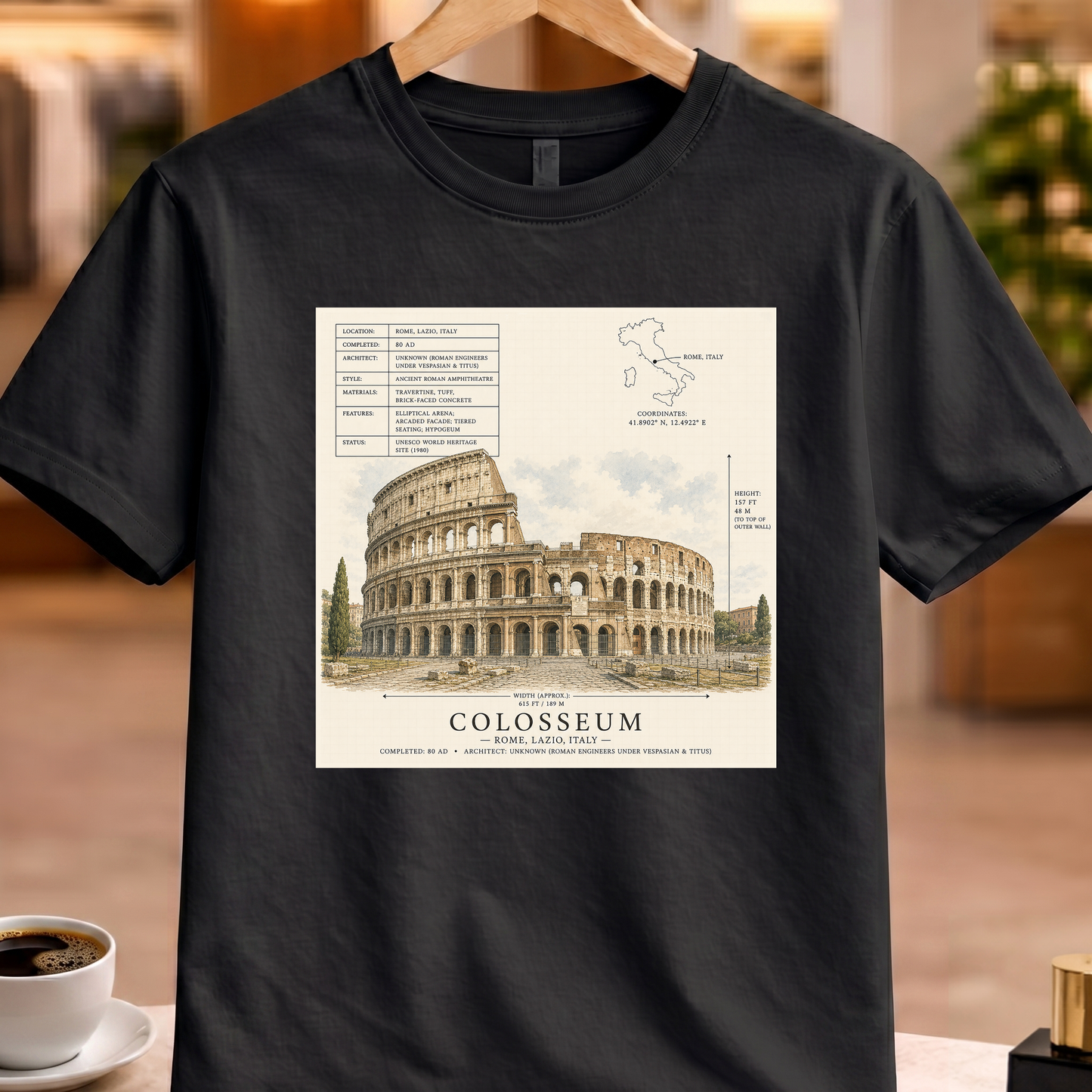 HERITAGE STRUCTURAL COLOSSEUM TEE