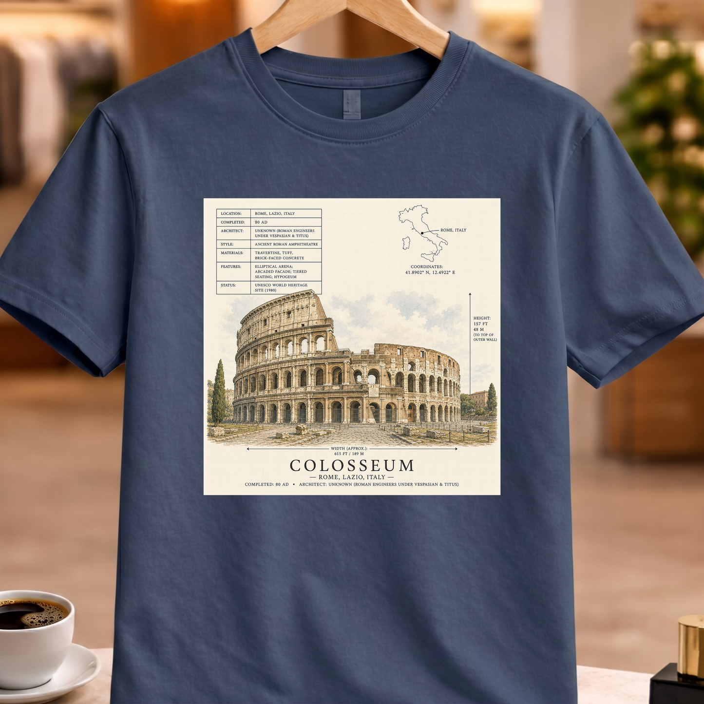 HERITAGE STRUCTURAL COLOSSEUM TEE