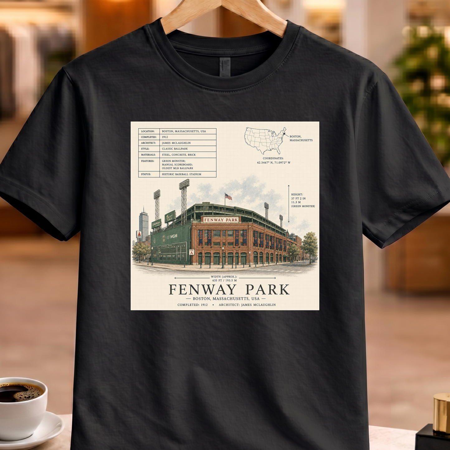 HERITAGE STRUCTURAL FENWAY PARK TEE