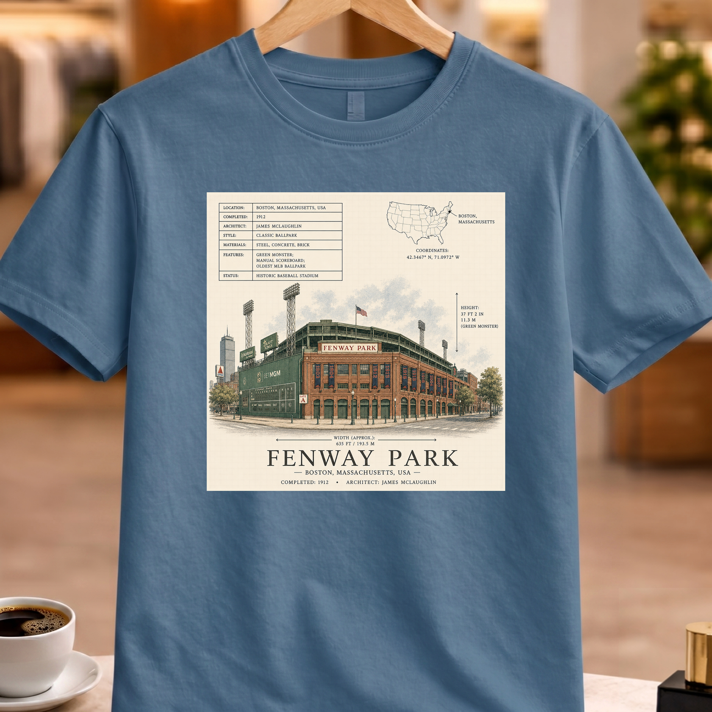 HERITAGE STRUCTURAL FENWAY PARK TEE