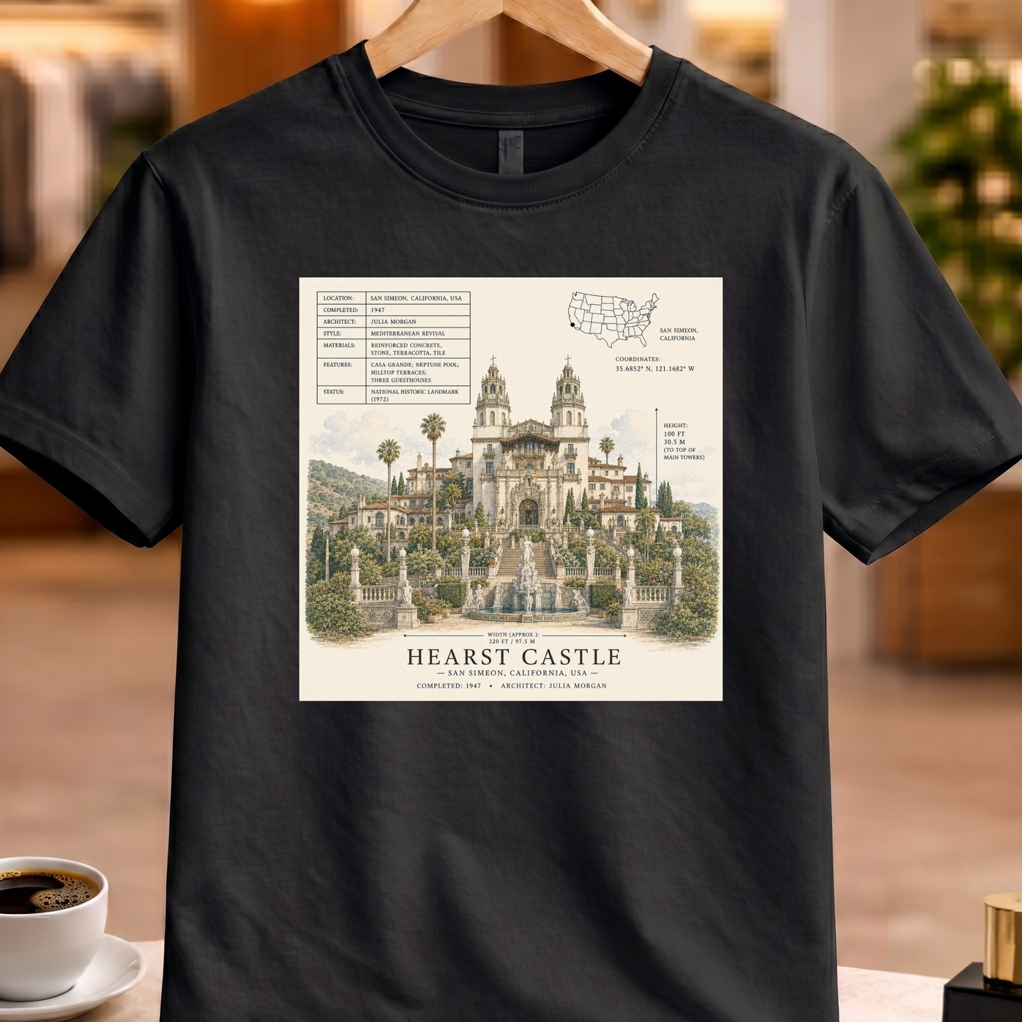 HERITAGE STRUCTURAL HEARST CASTLE TEE