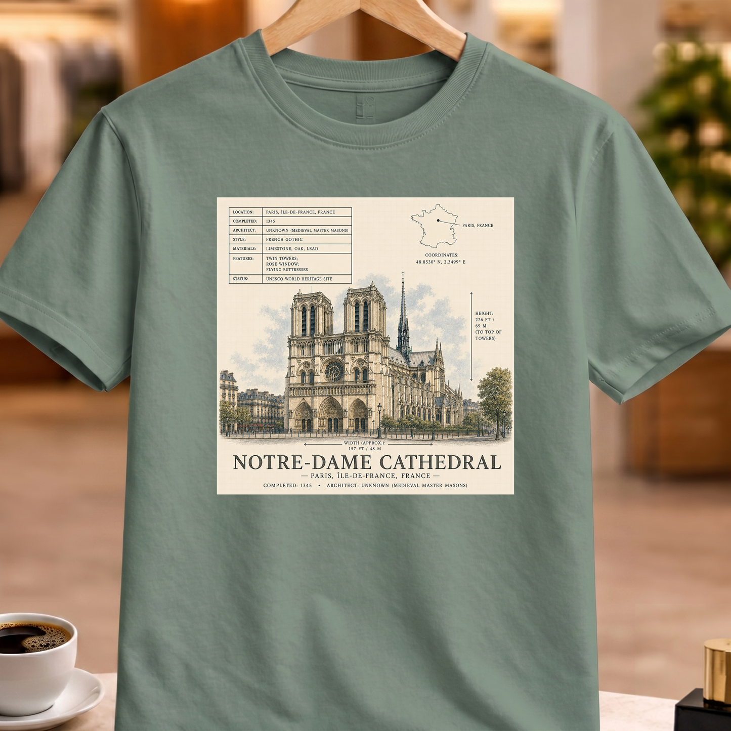 HERITAGE STRUCTURAL NOTRE DAME TEE