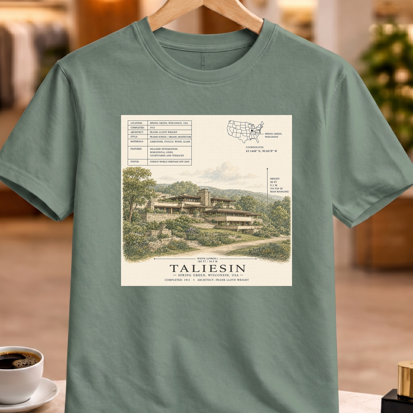 HERITAGE STRUCTURAL TALIESIN TEE
