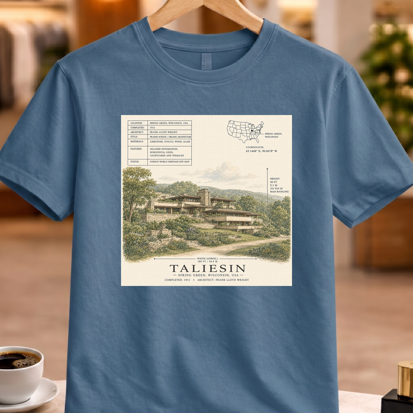 HERITAGE STRUCTURAL TALIESIN TEE