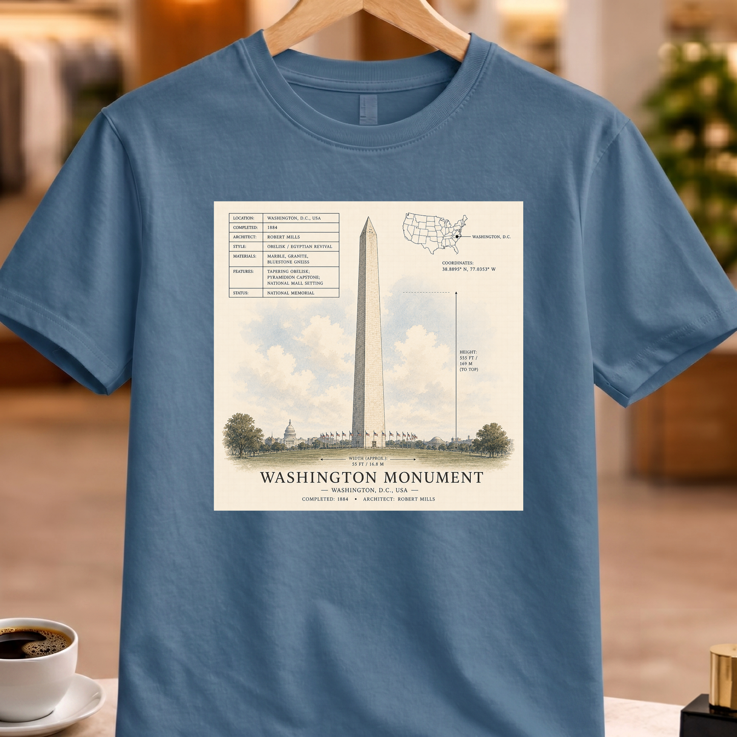HERITAGE STRUCTURAL WASHINGTON MONUMENT TEE