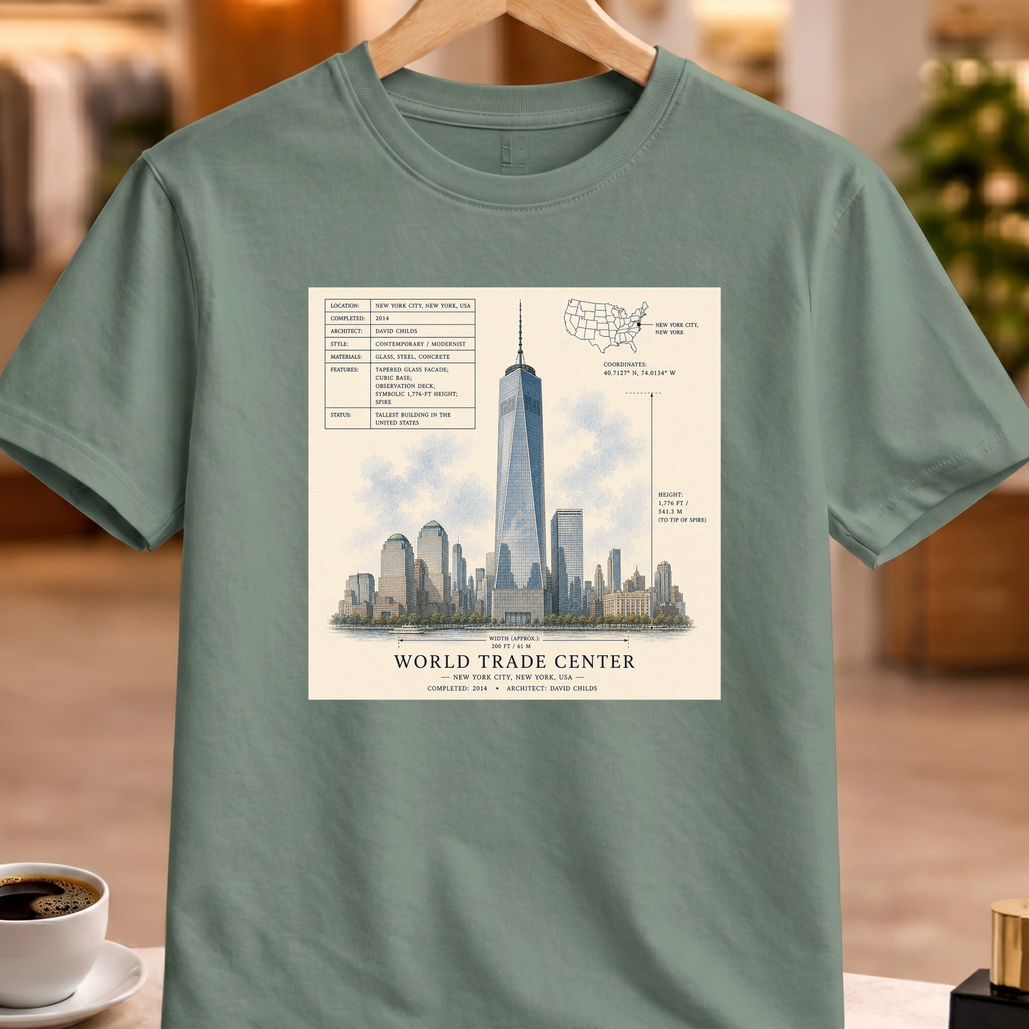 HERITAGE STRUCTURAL WORLD TRADE CENTER TEE