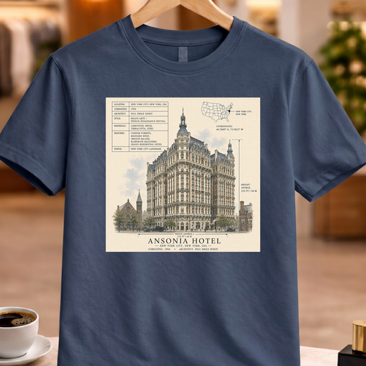 HERITAGE STRUCTURAL ANSONIA HOTEL TEE