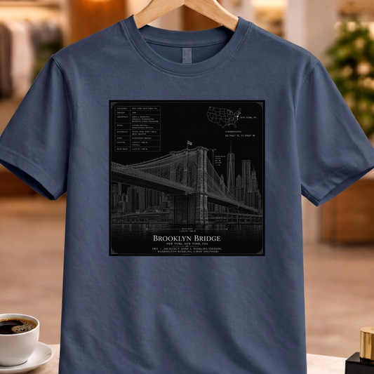 HERITAGE ARCHITECTURE BROOKLYN BRIDGE TEE