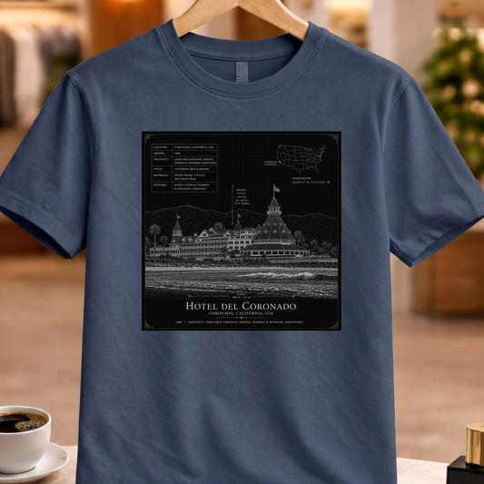 HERITAGE ARCHITECTURE HOTEL DEL CORONADO TEE