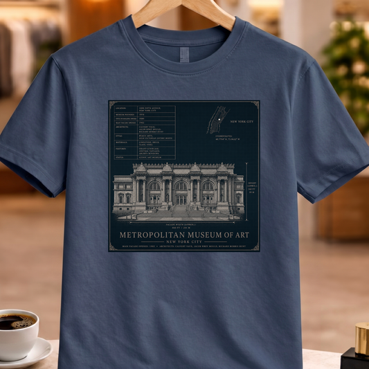HERITAGE ARCHITECTURE METROPOLITAN MUSEUM OF ART TEE