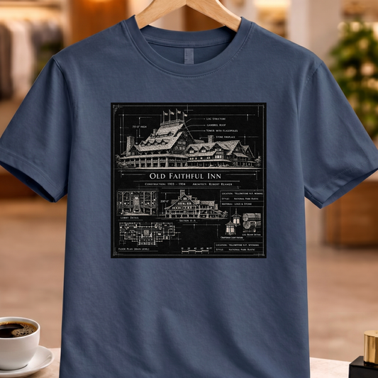 HERITAGE ARCHITECTURE OLD FAITHFUL INN TEE