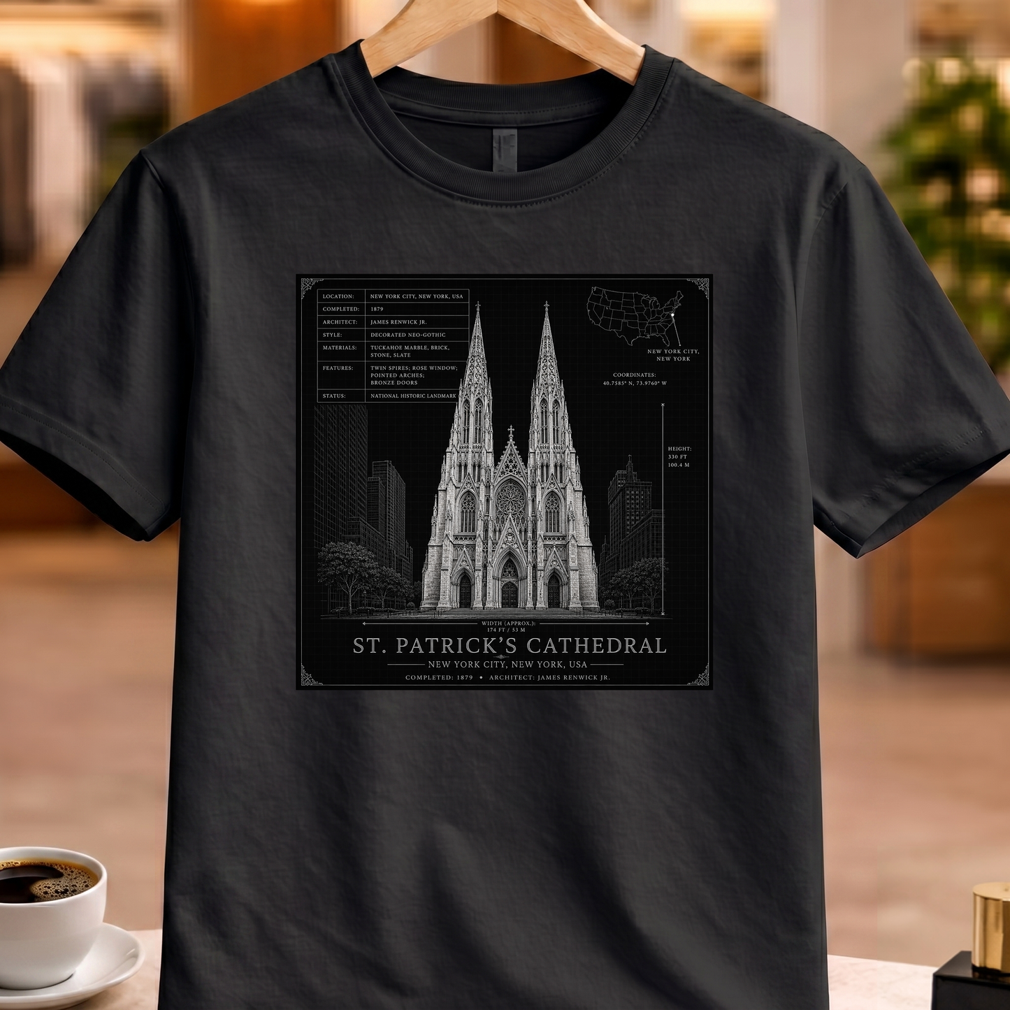 HERITAGE ARCHITECTURE ST. PATRICK’S CATHEDRAL TEE