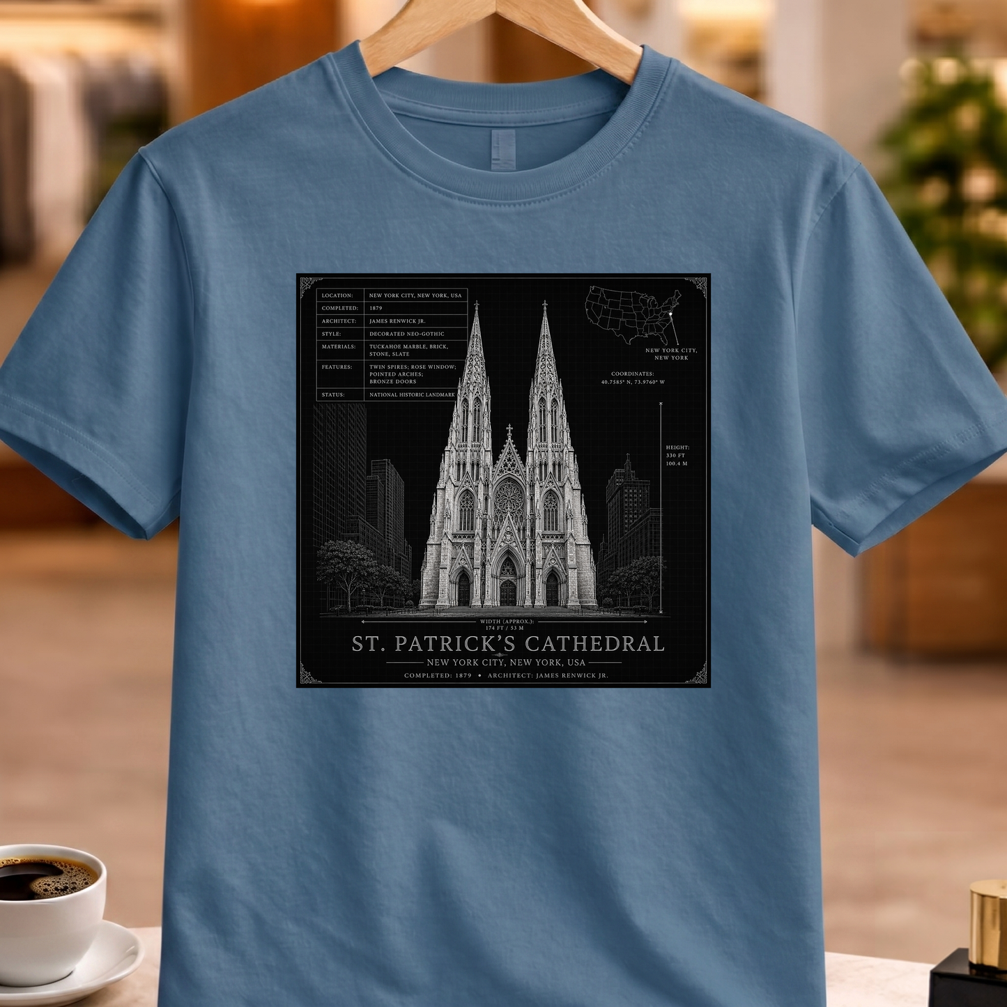 HERITAGE ARCHITECTURE ST. PATRICK’S CATHEDRAL TEE