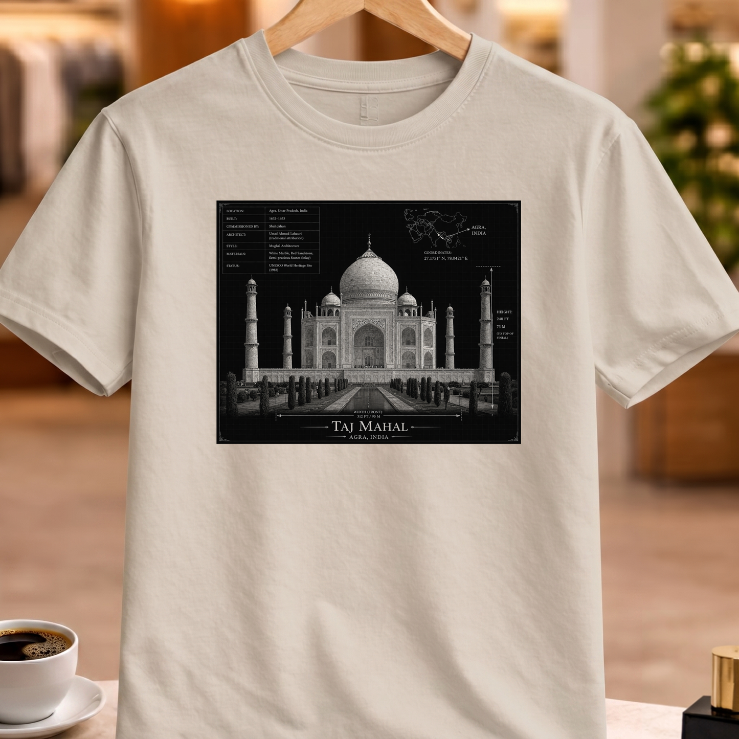 HERITAGE ARCHITECTURE TAJ MAHAL TEE