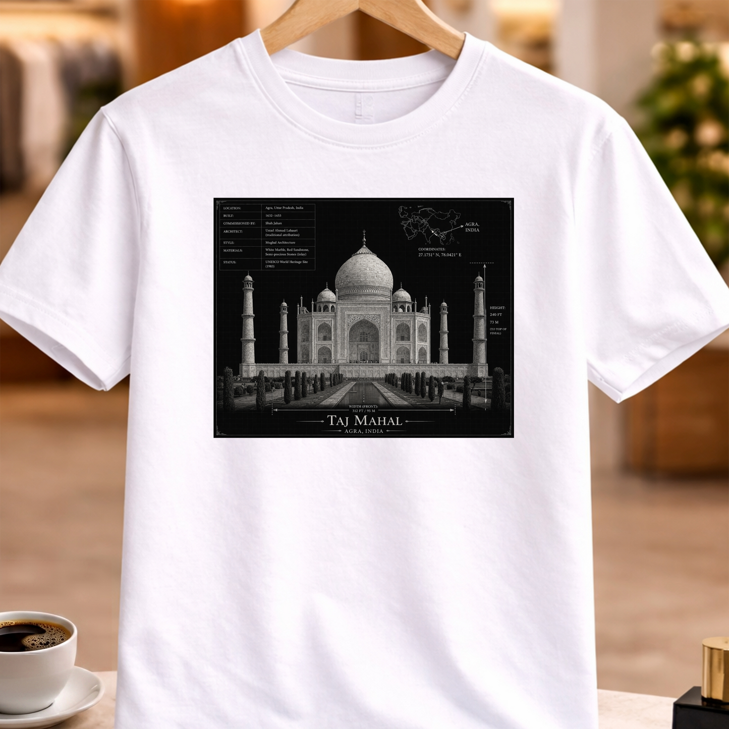 HERITAGE ARCHITECTURE TAJ MAHAL TEE