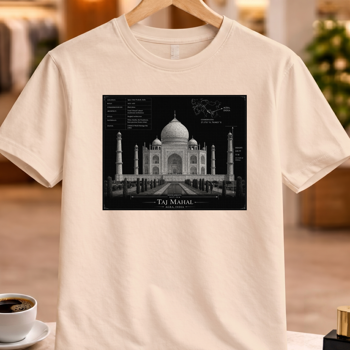 HERITAGE ARCHITECTURE TAJ MAHAL TEE