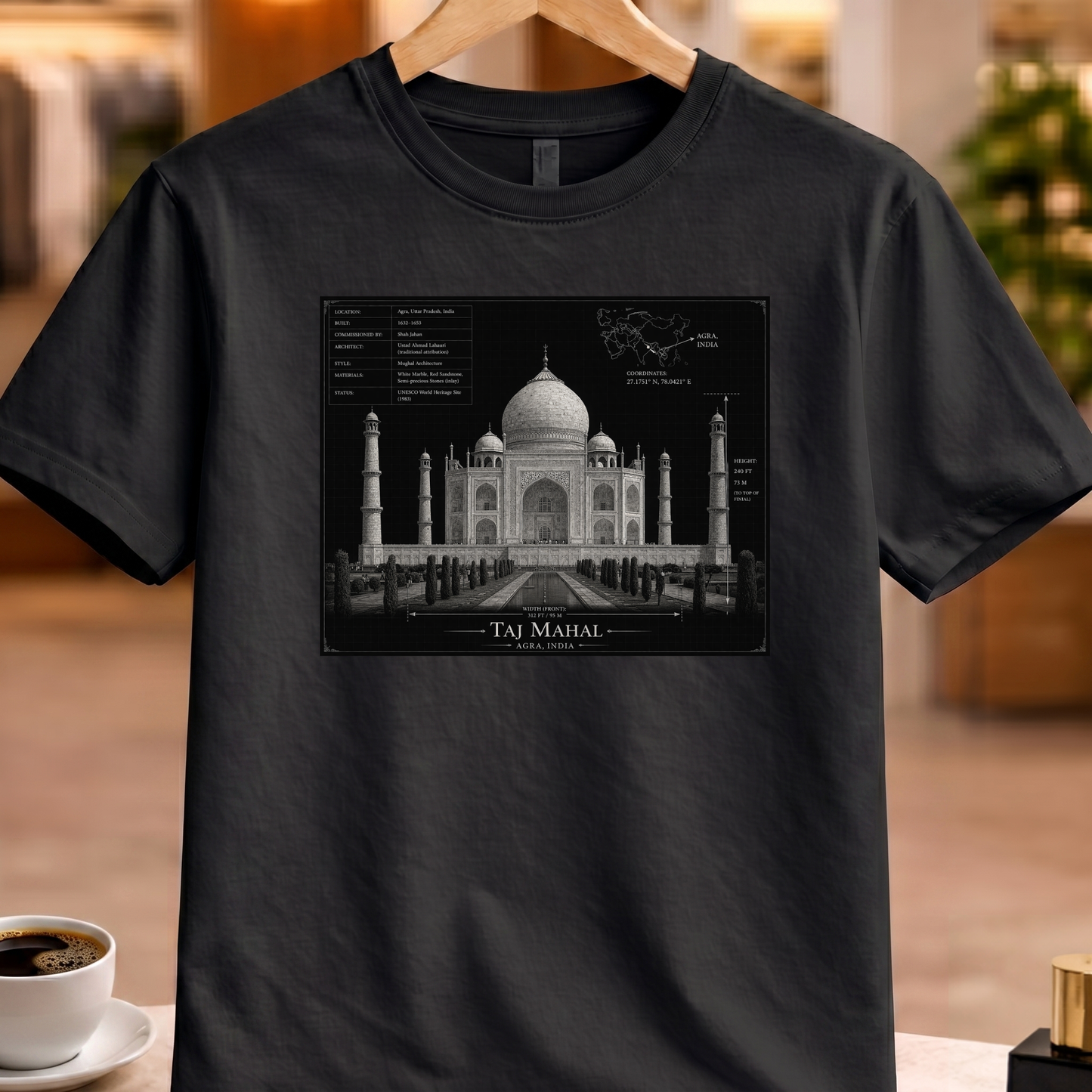 HERITAGE ARCHITECTURE TAJ MAHAL TEE