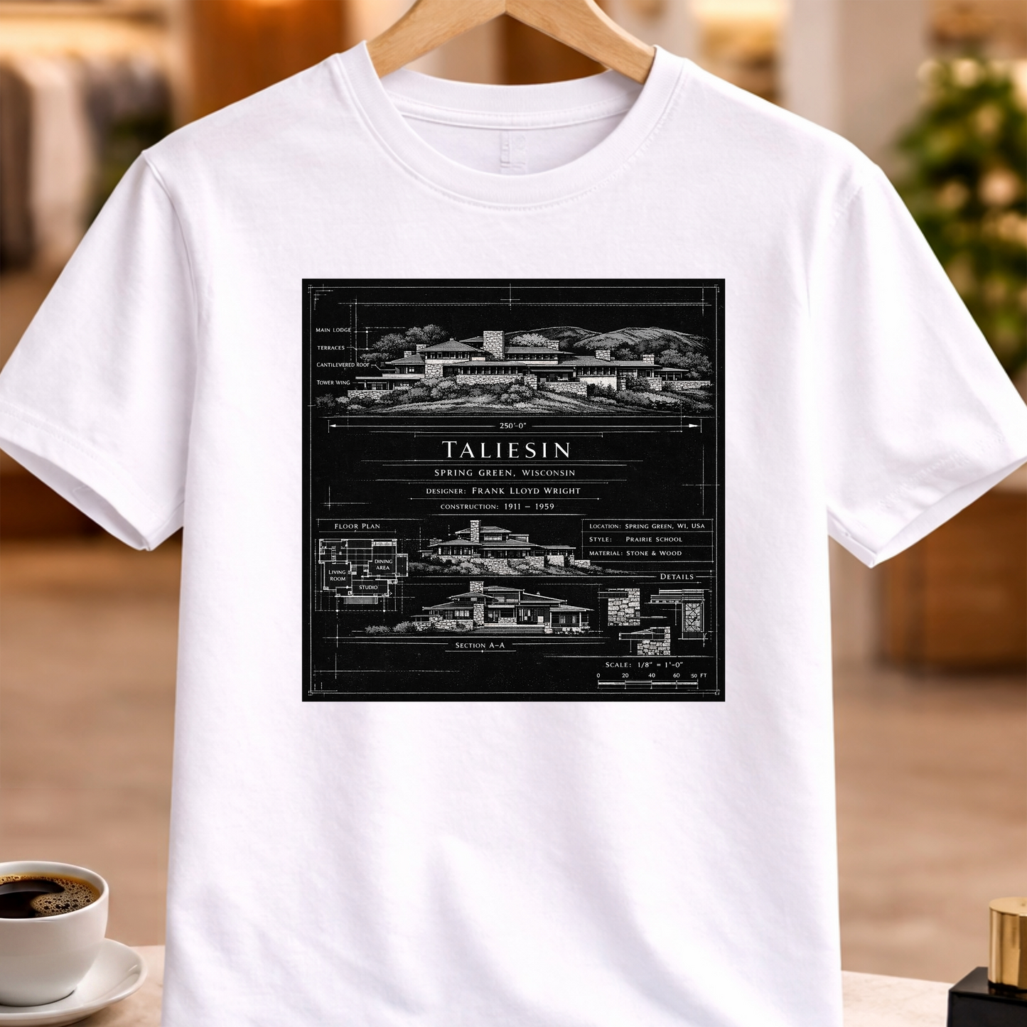 HERITAGE ARCHITECTURE TALIESIN TEE