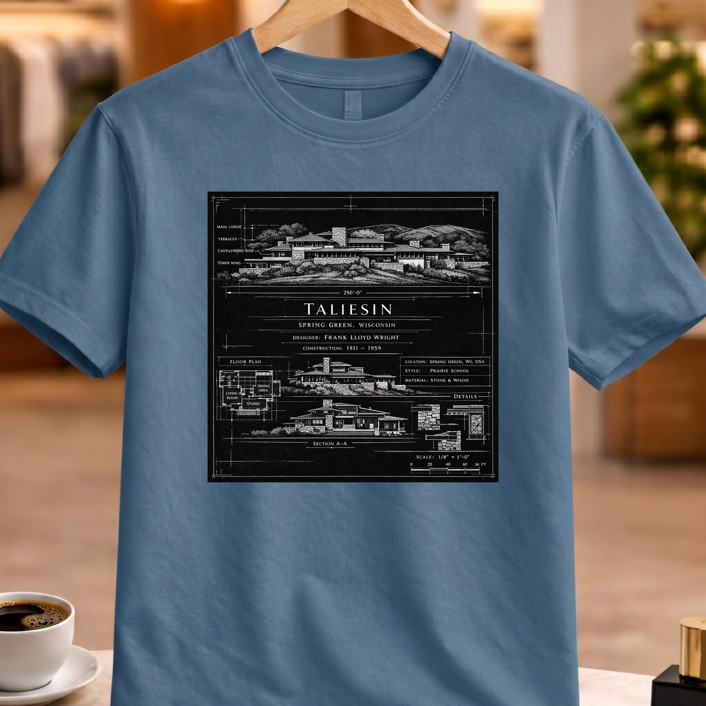 HERITAGE ARCHITECTURE TALIESIN TEE
