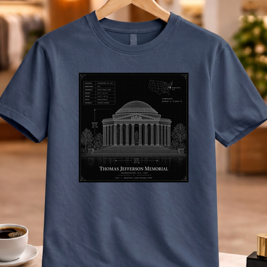 HERITAGE ARCHITECTURE THOMAS JEFFERSON MEMORIAL TEE