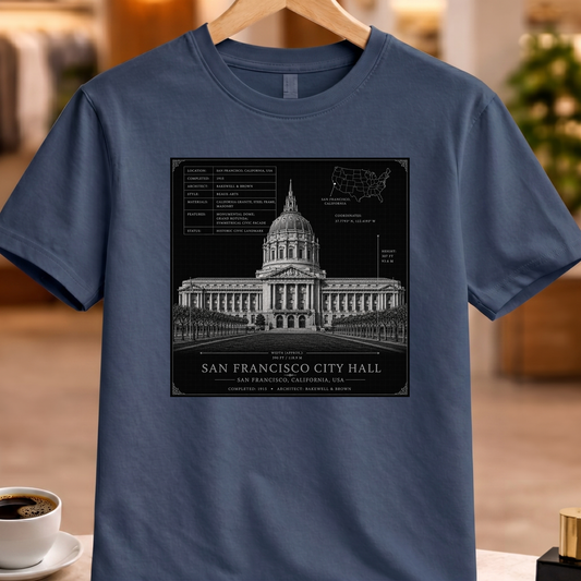 HERITAGE ARCHITECTURE SAN FRANCISCO CITY HALL TEE