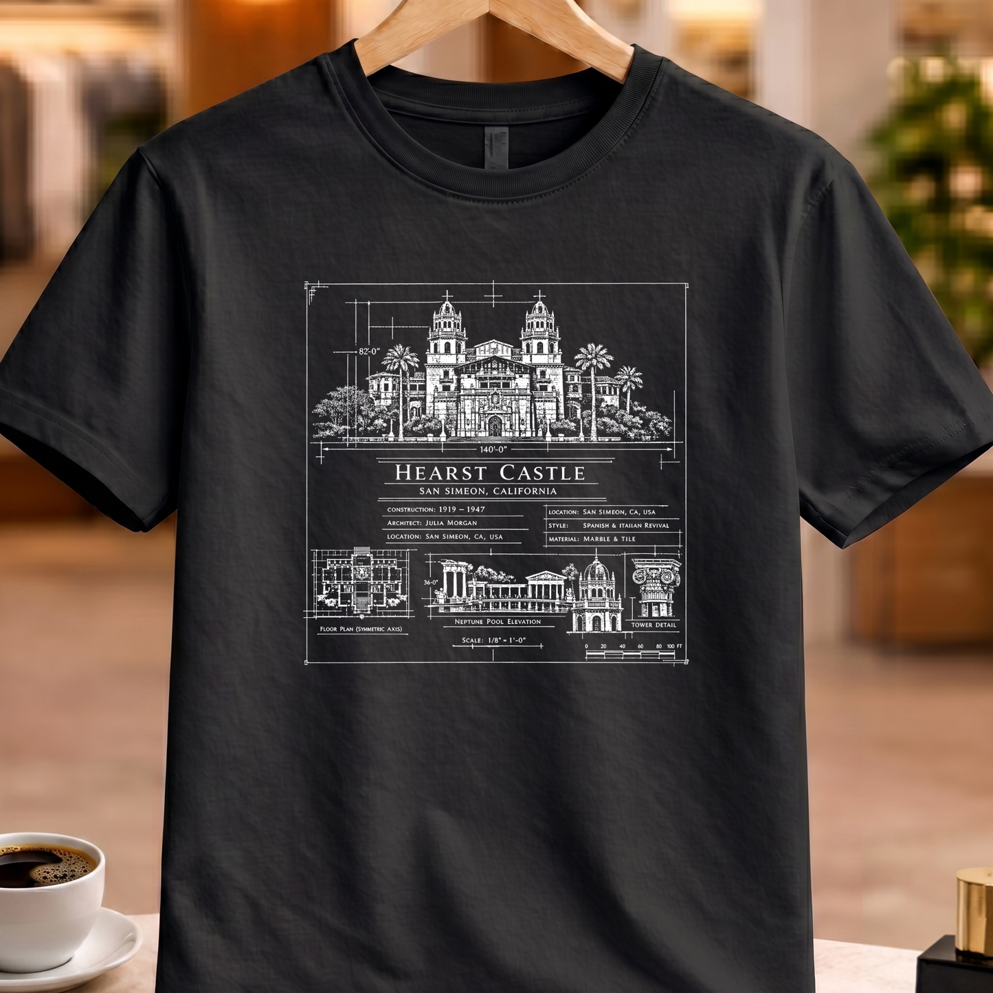 HEARST CASTLE T-SHIRT