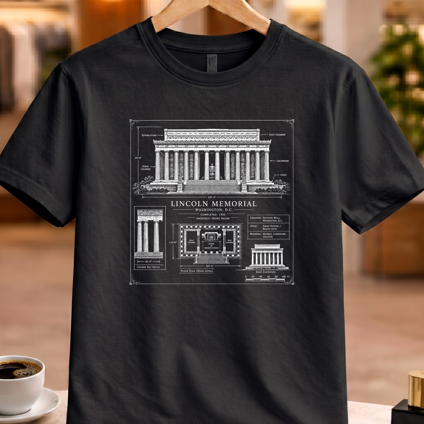 LINCOLN MEMORIAL T-SHIRT