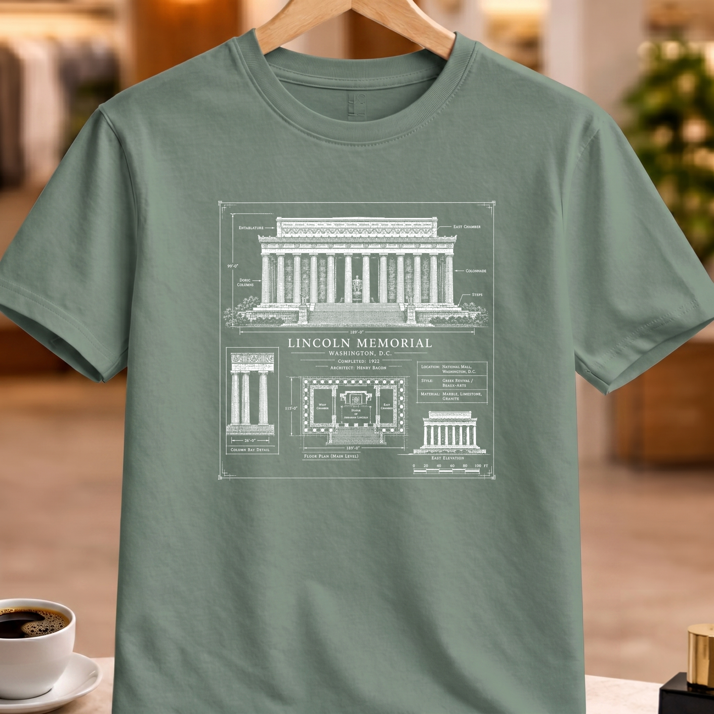 LINCOLN MEMORIAL T-SHIRT